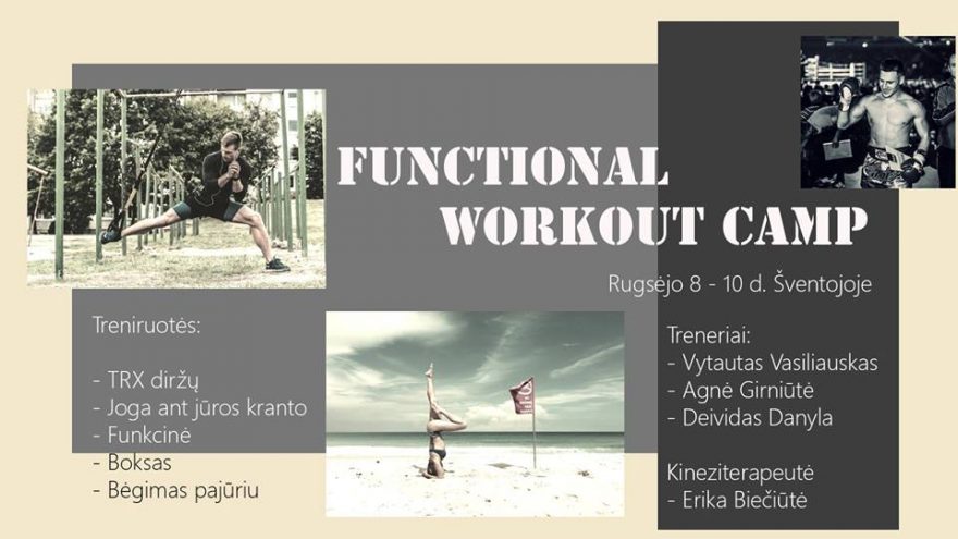 Functional workout camp Šventojoje