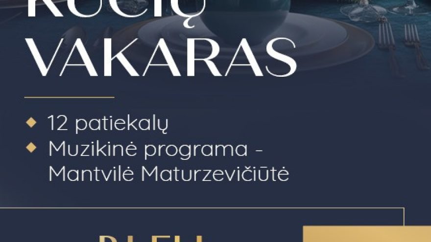 Kūčių vakarienė su gyvos muzikos programa | Šiauliai