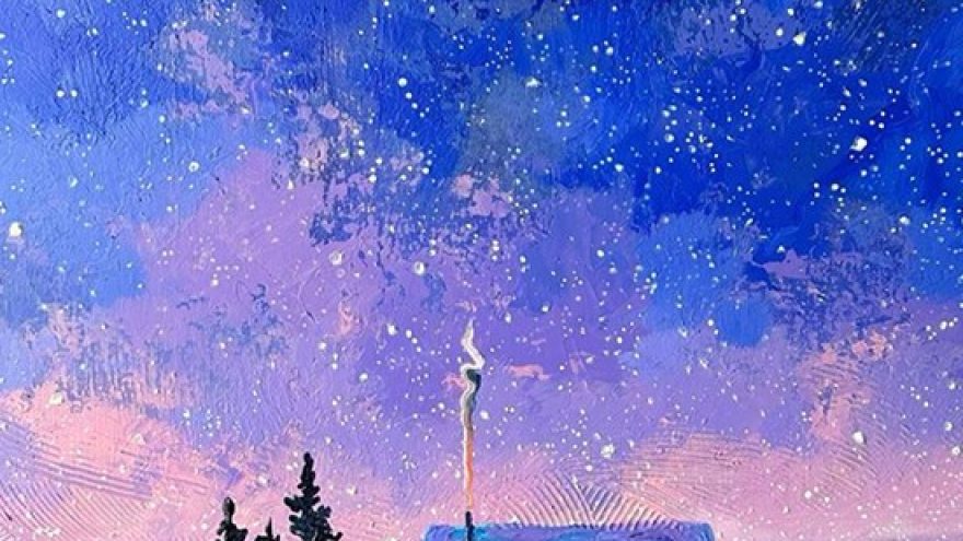 Tapybos vakaras: Kalėdų namelis