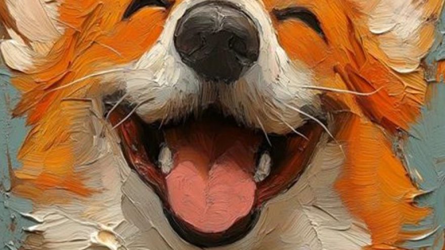 Tapybos vakaras: Laimingas korgis