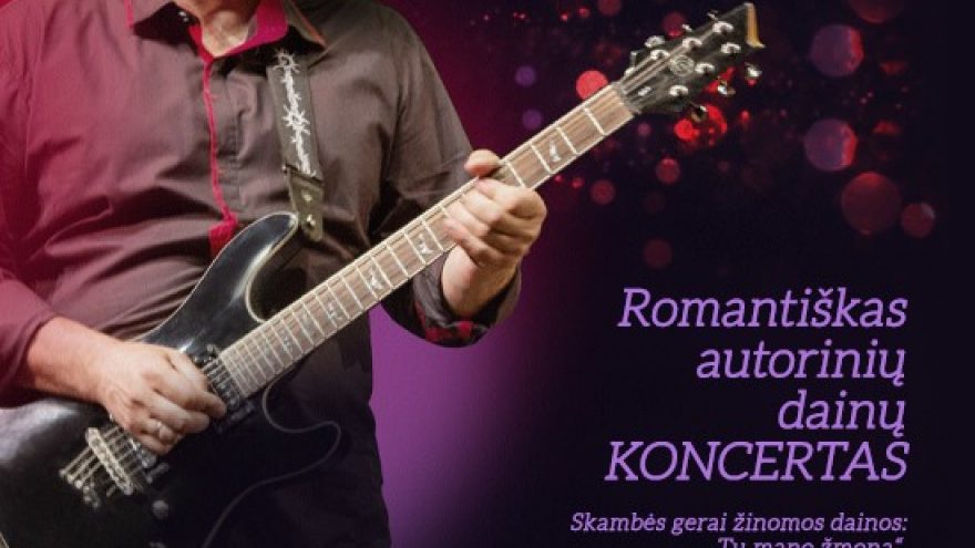 Virgilijaus Butkevičiaus romantiškas autorinių dainų koncertas | Pandėlys