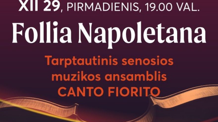 Follia Napoletana &#8211; 300 metų Alessandro Scarlatti genijui