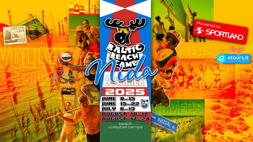 BALTIC BEACH CAMP 2025 &#8211; Paplūdimio tinklinio ir patyrimų stovykla Nidoje