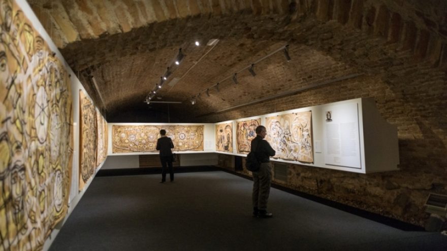 Elvyros Kairiūkštytės piešinių parodos uždarymo ekskursija