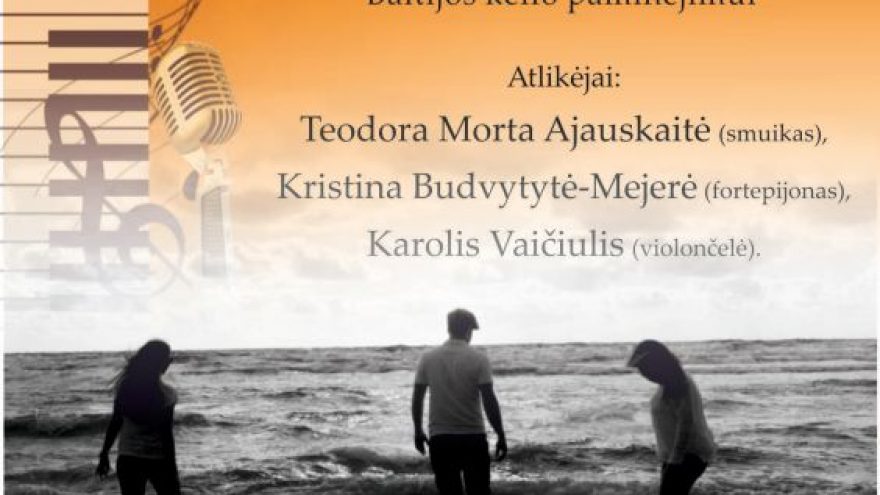 Fortepijoninio trio koncertas vasaros pabaigai