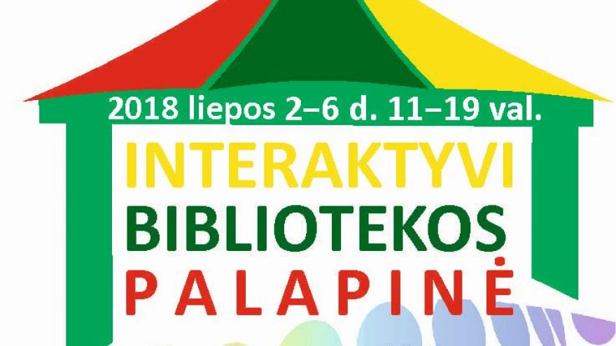 Interaktyvi bibliotekos palapinė 2018