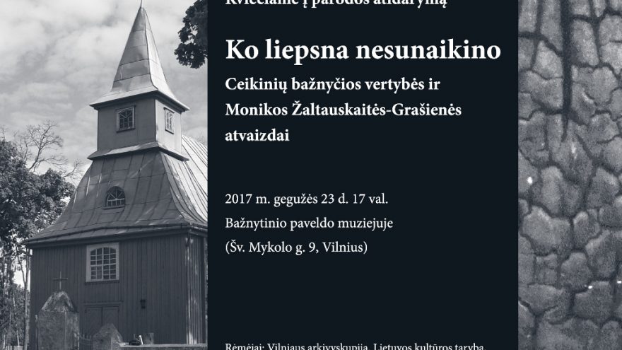 Parodos „Ko liepsna nesunaikino“ atidarymas