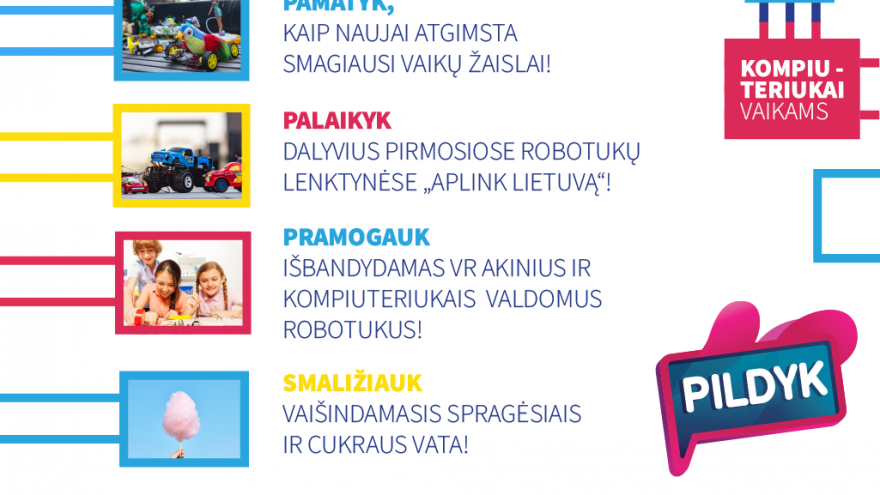 PIRMĄ KARTĄ LIETUVOJE – „MICRO:BIT“ KOMPIUTERIUKŲ LENKTYNĖS!