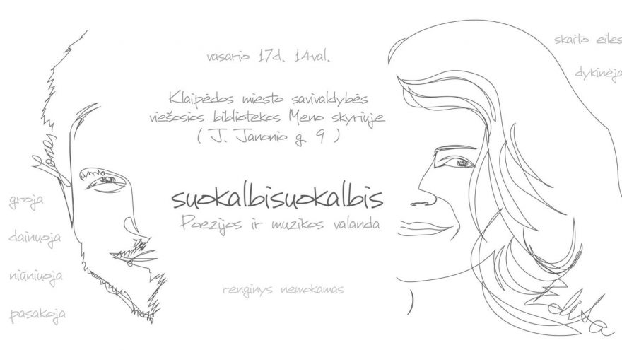 Poezijos ir muzikos valanda „Suokalbisuokalbis“