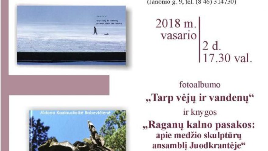 V. Giedraičio ir A. Balsevičienės knygų pristatymai