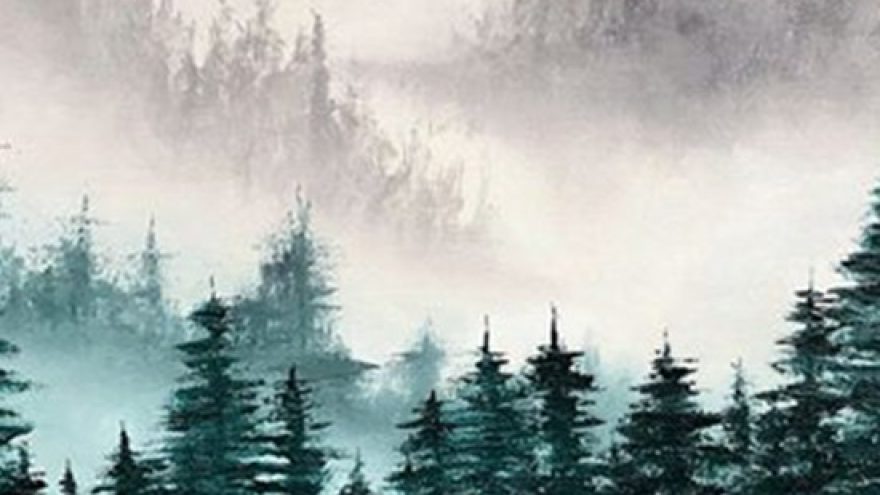 Tapybos vakaras: Eglučių miškas