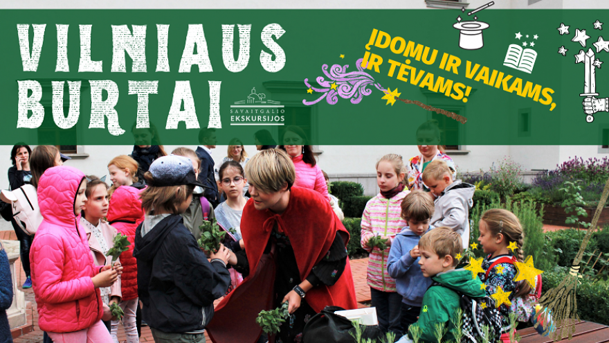 Ekskursija vaikams ir tėvams „Vilniaus burtai”