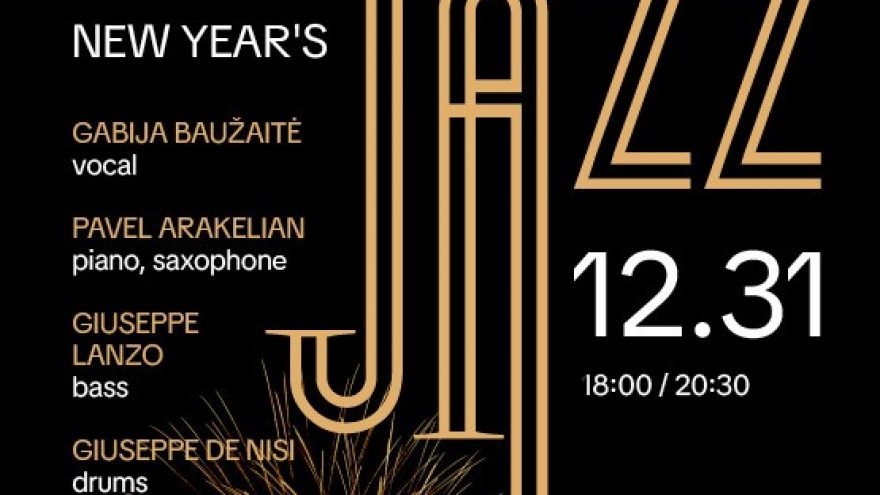 HAPPY NEW YEARS JAZZ su Pavelu Arakelianu, Gabija ir dviem Giuseppėmis
