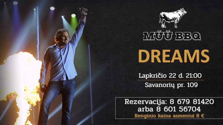 Pop-rock’o muzikos grupė „Dreams” | MŪŪ BBQ