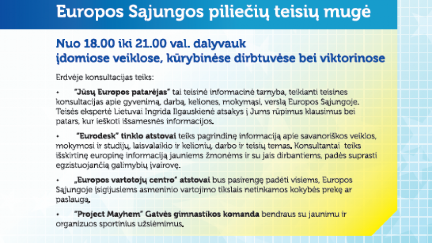 ES piliečių teisių mugė