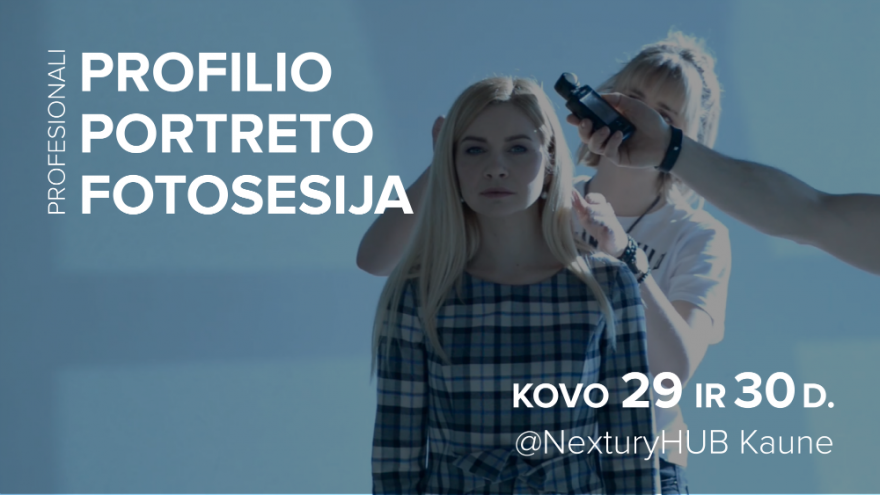 Profesionali profilio portreto fotosesija
