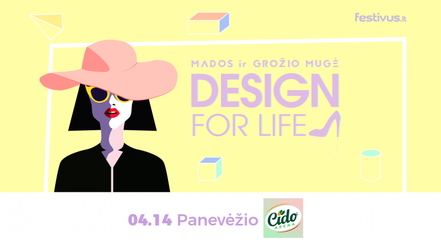 Mados ir grožio mugė DESIGN FOR LIFE Panevėžyje