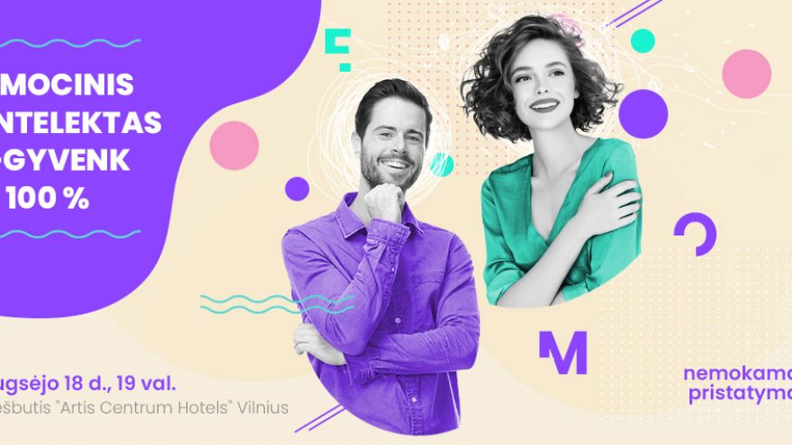 Nemokamas pristatymas kurso- Emocinis intelektas: Gyvenk 100%!