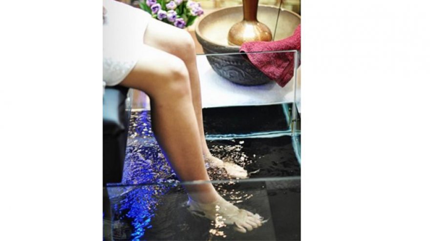 Pedikiūras ir lakavimas ilgalaikiu laku