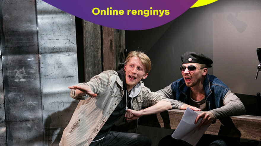 Online: Kauno miesto kamerinis teatras AKMENYS JO KIŠENĖSE (rež. G. Padegimas)