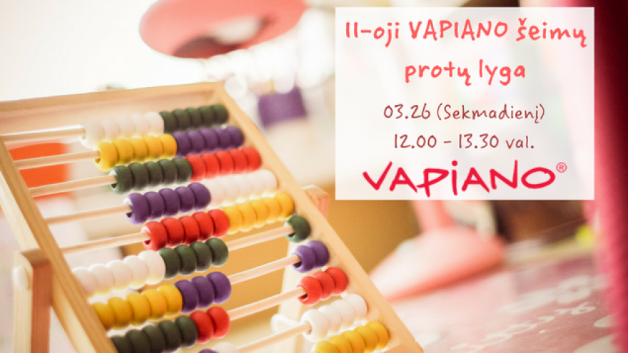 II-oji VAPIANO šeimų protų lyga