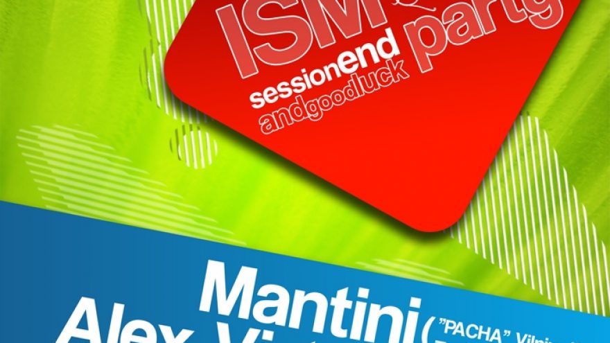 ISM session END and GOOD LUCK PARTY