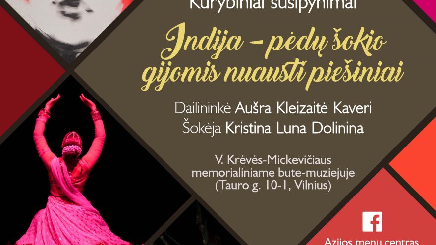 Indija – pėdų šokio gijomis nuausti piešiniai