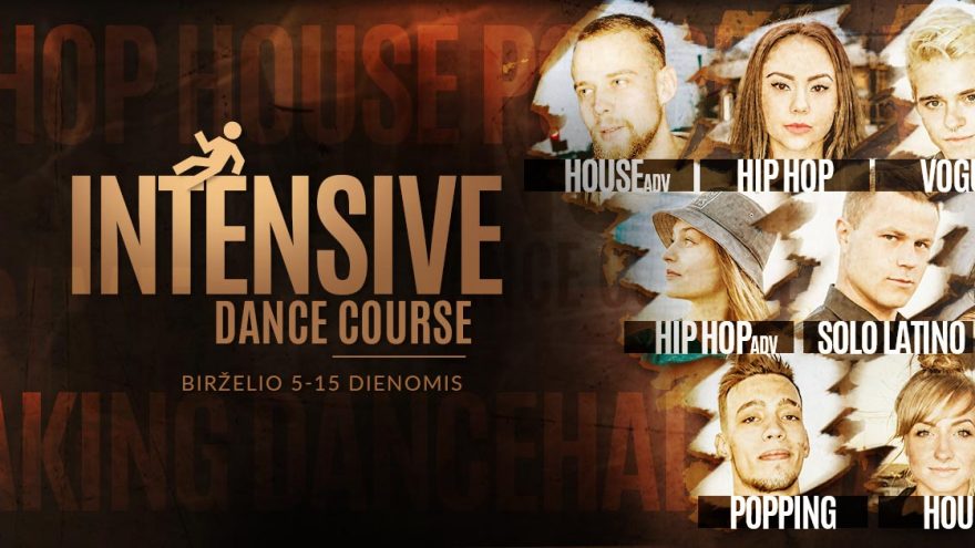 SKILLZ Summer Dance Intensive šokių kursai