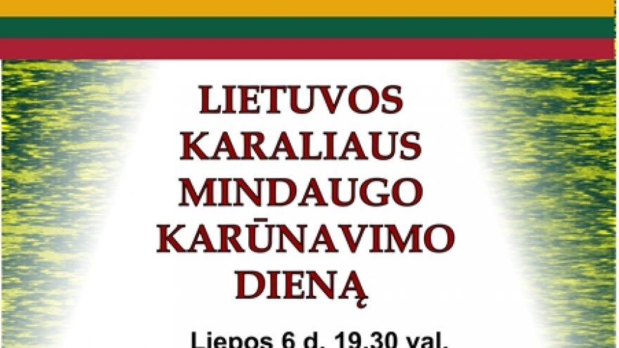 Šventinis renginys skirtas Mindaugo karūnavimo dienai