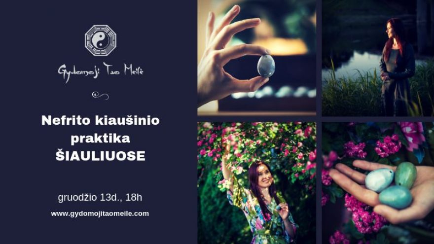 Nefrito kiaušinio praktika ŠIAULIUOSE