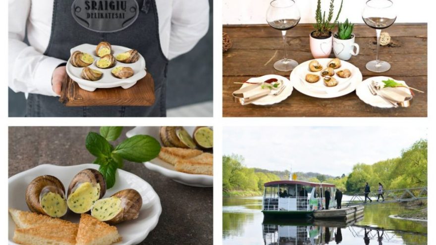 Sraigių degustacija laive KAUNAS