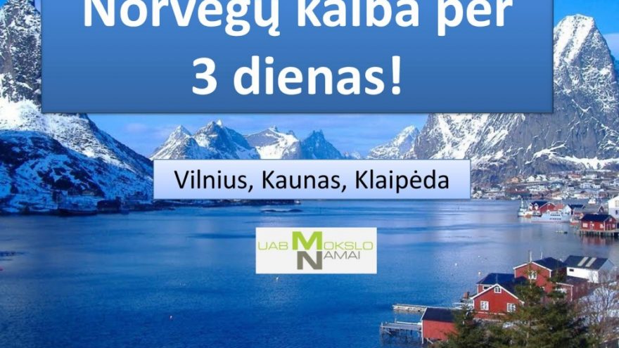 Norvegų kalba per 3 dienas