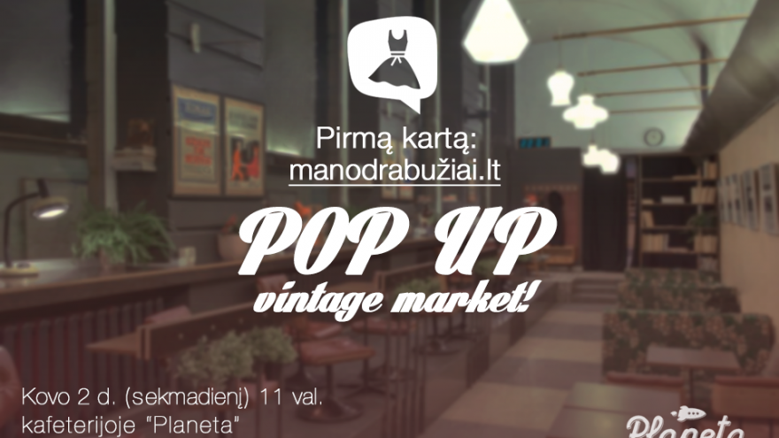 Manodrabuziai.lt POP UP vintage market