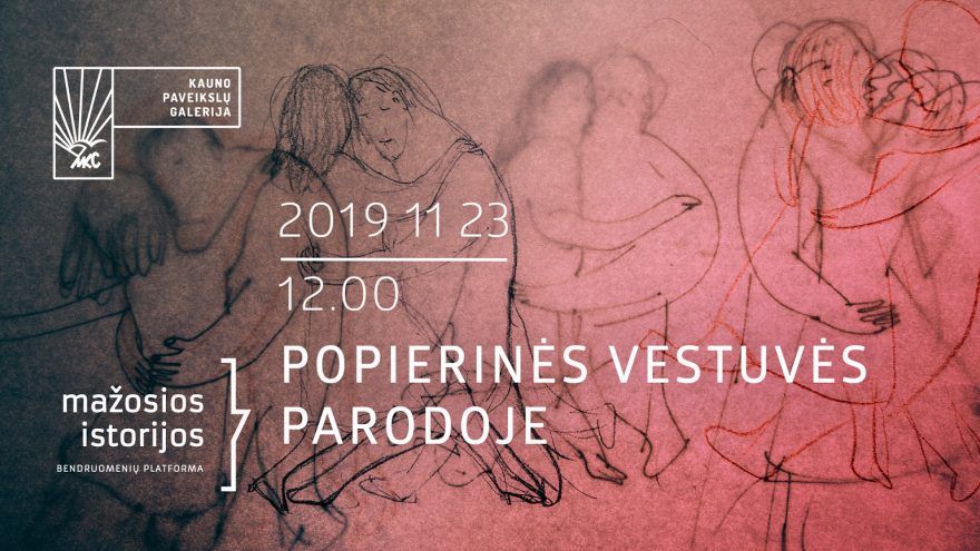 Popierinės vestuvės parodoje