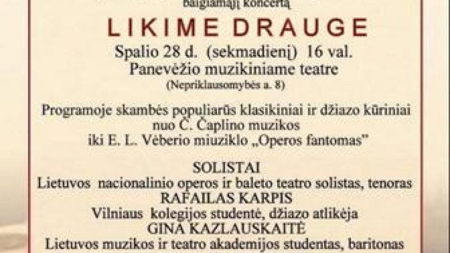 LIKIME DRAUGE
