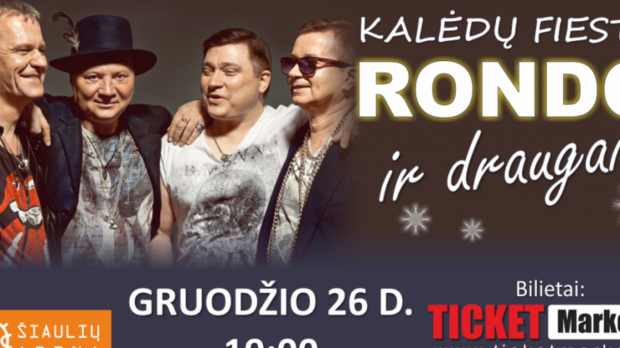 KALĖDŲ FIESTA &#8220;RONDO IR DRAUGAI&#8221;