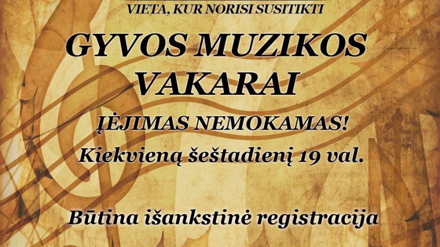 GYVOS MUZIKOS VAKARAS