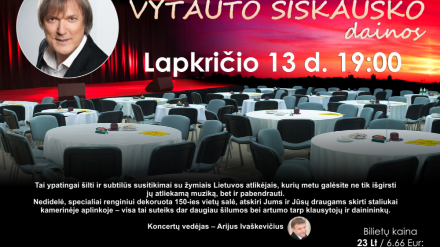 VYTAUTAS ŠIŠKAUSKAS – RAUDONI MUZIKINIAI VAKARAI