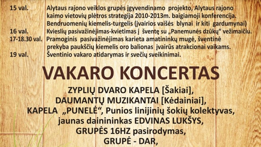 Šviežios duonelės šventė – Oninės Punioje