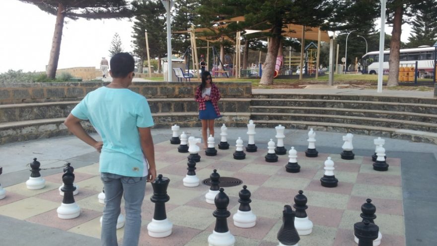 Gatvės šachmatai sekmadienį