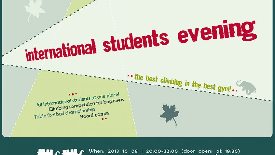 International students evening