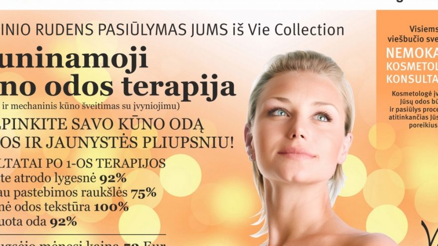 Rugsėjo mėnesio pasiūlymas Jūsų grožiui!