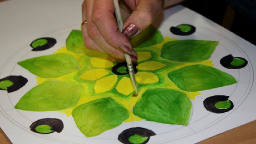 Kūrybinis užsiėmimas &#8211; Asmeninė Mandala.