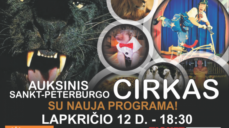 AUKSINIS SANKT PETERBURGO CIRKAS Šiauliuose
