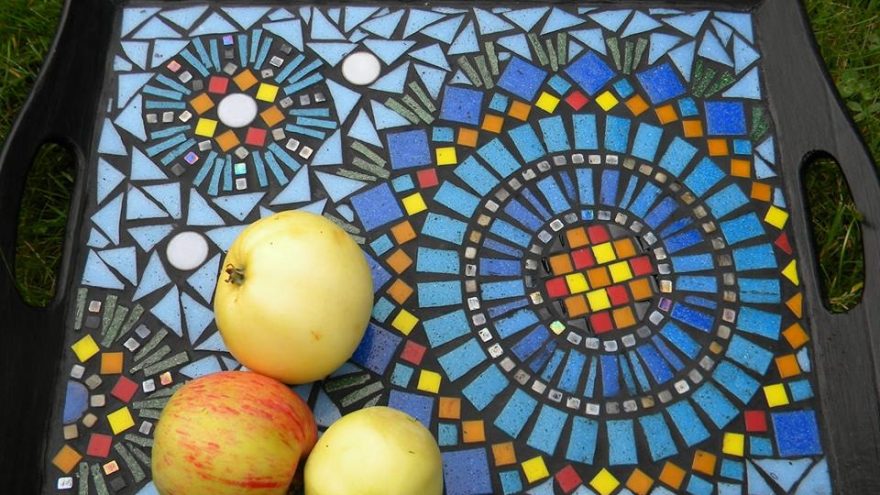 Daikto dekoravimas mozaikos technika