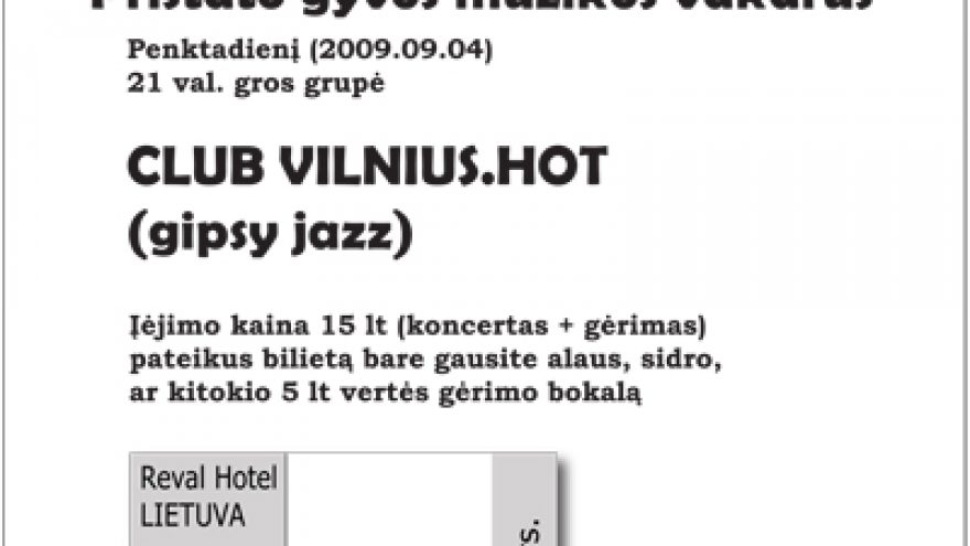 Gipsy jazz, brutal blues, alt rock savaitgali klube Route 66