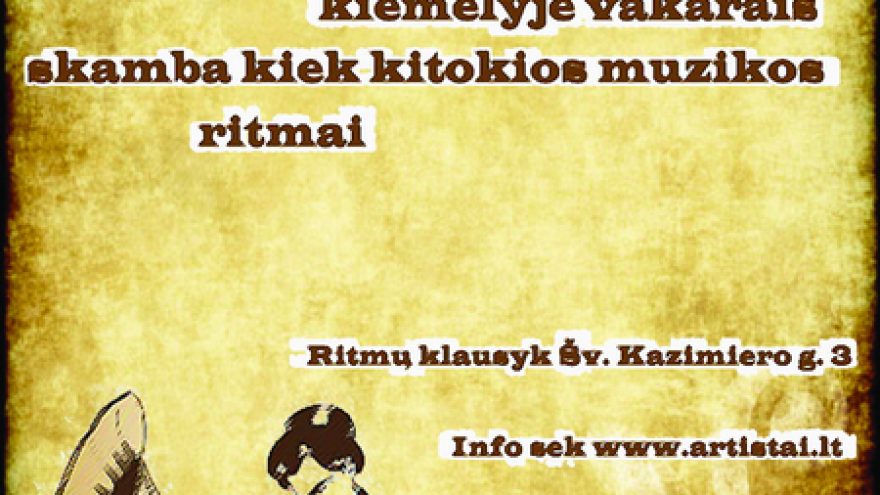 Kiek kitokia muzika kiemelyje