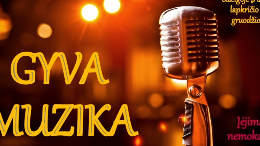 Gyvos muzikos vakaras užeigoje „Aitvaras“