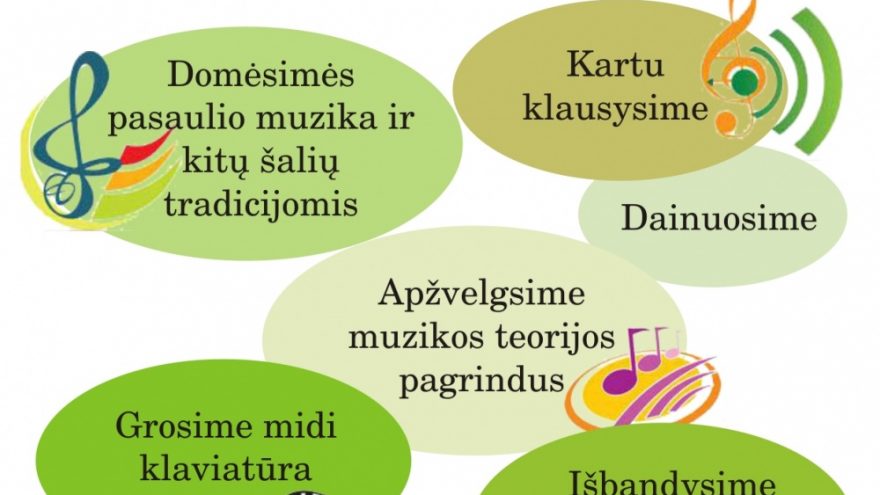 Muzikinio lavinimo užsiėmimai
