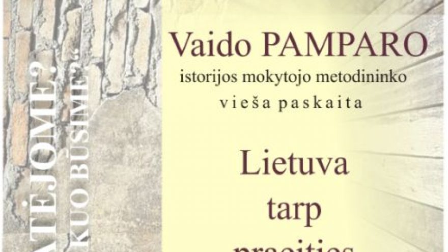 Vaido Pamparo vieša paskaita